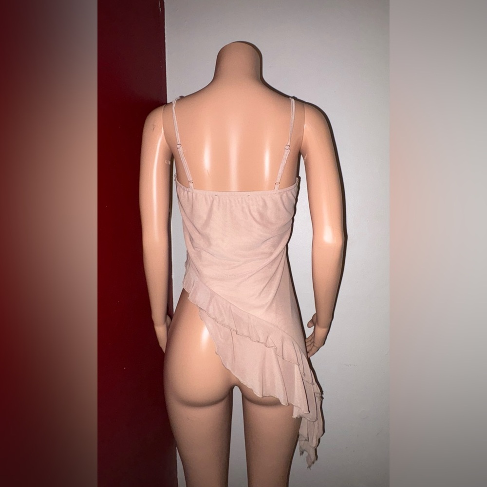 Women’s Know One Cares Ruffle Top - Picture 6 of 7